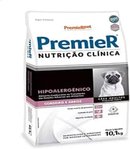 PremieR Pet Nutrição Clínica Ração Seca Hipoalergênica para Cães Porte Pequeno Sabor Cordeiro 10,1kg