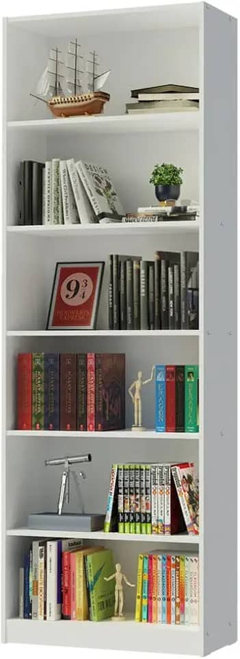 Estante Livreiro Madesa 6908 com 6 Nichos - Branco