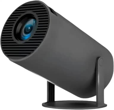 YODHE Mini Projetor Hy300 Pro Portátil 5G Wi-Fi Bluetooth 5.0 Android 11 LED 4K (Cinza Escuro) - HY300 Projetor