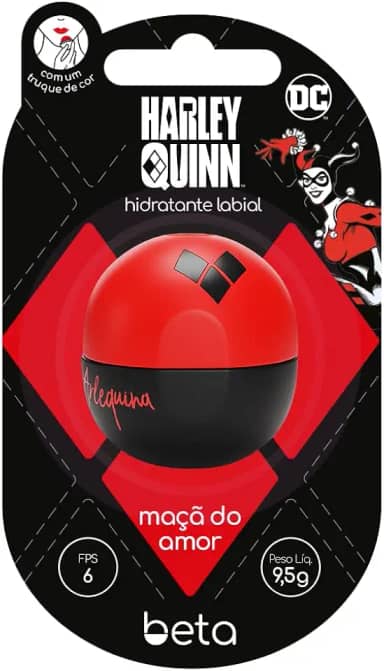 Beta Hidratante Labial com Cor - Arlequina Maçã Do Amor Vermelho 9,5g