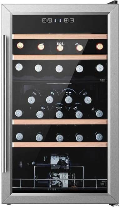 Adega Climatizada 33 Garrafas Dual Zone Eos Premium Compressor Eac33im 110v