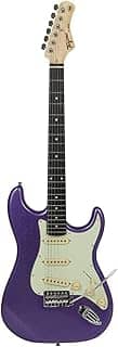 Guitarra elétrica TAGIMA - TG 500 MPP DF MG, Metallic Purple Dark Fingerboard Mint Green