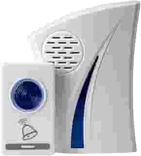 Campainha Sem Fio com 36 Melodias Ajuste Volume e Longo Alcance para Residências com pilha