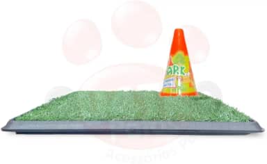 Sanitario para caes cachorro poste cone pipi park kit adestrador educador pet