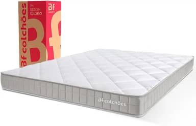 Colchão Queen Duo D33 à Vácuo 158x198x17cm BF Colchões