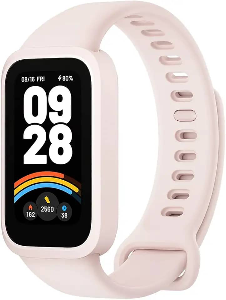 Xiaomi Smart Band 9 Active, Smartwatch Global, Rosa, Monitor de Atividades Físicas com Tela Digital