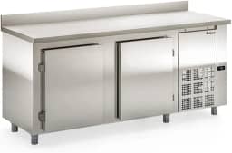Balcão de Encosto Refrigerado GBFE-200 Gelopar - Aço Inox 556L Sem Cuba 220V