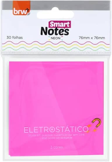 Eletrostatico 76X76Mm 3Cor 30F