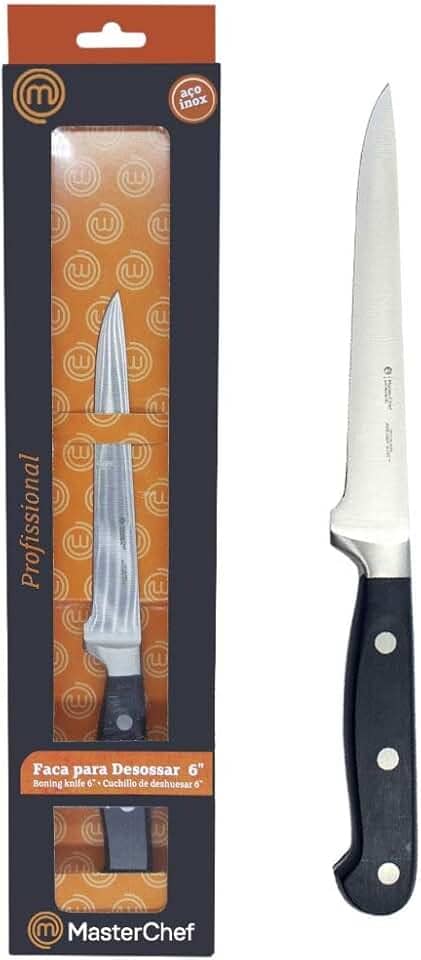 Faca para Desossar 6" Sultan Series, MasterChef MCF-G618, Preto
