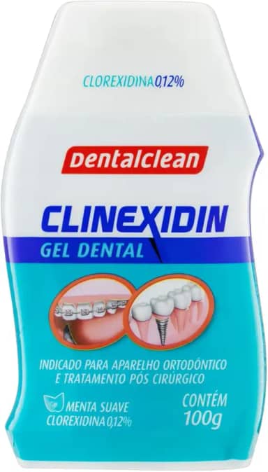Dentalclean Gel Dental Clinexidin 100g com Clorexidina 0,12%