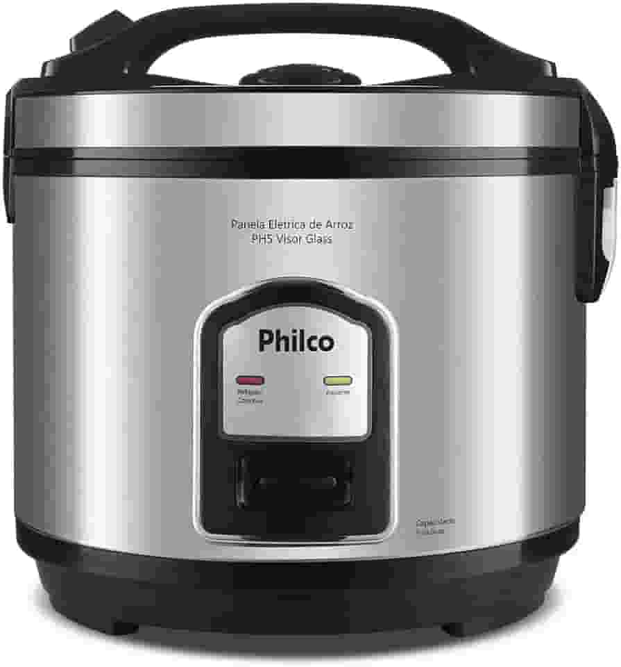 PANELA DE ARROZ PH5P VISOR GLASS INOX 127V