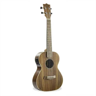 Ukulele Moani WAIKIKI Tenor 26' Eletro-Acústico, Koa em acabamento fosco, Cor Natural, Binding em Maple, Equalizador 3 Bandas, Encordoamento Aquila e Bag UKBG12-26