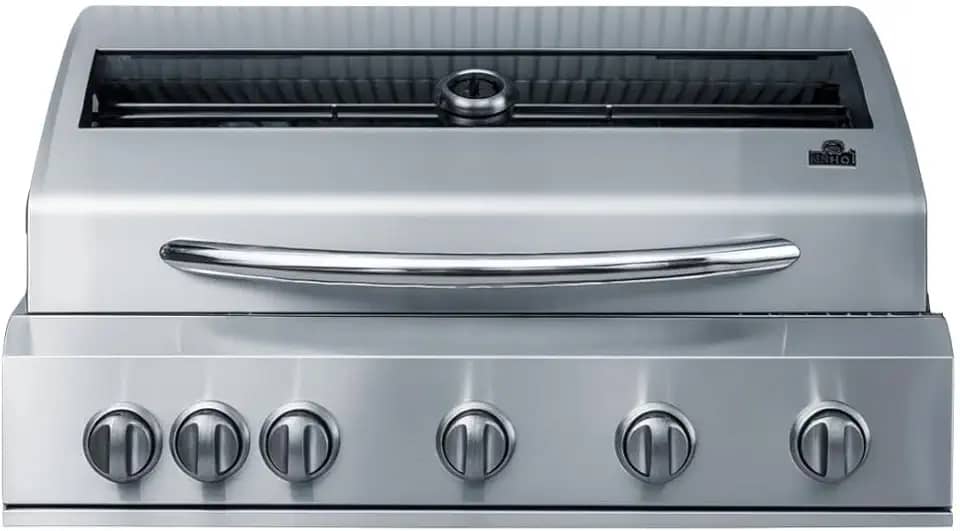 Churrasqueira a Gás 100% Inox com Visor de Vidro Antiembaçante – Sem Fumaça, Moderna e Ideal para Apartamento E Varanda Gourmet