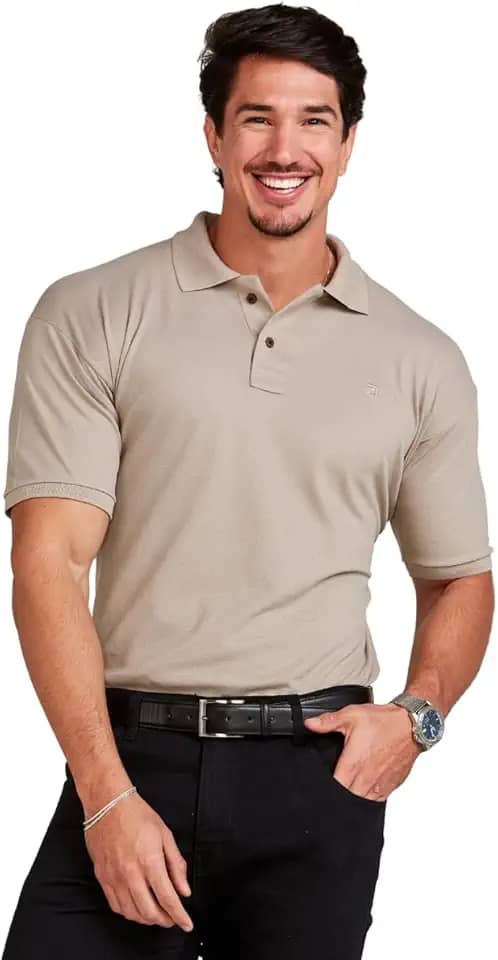 Camisa Polo Masculina Algodão Piquet