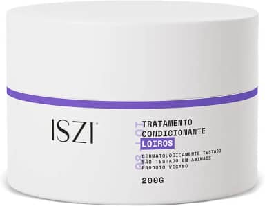 Máscara Tratamento Reparador Cabelos Loiros Hidratação Alta Absorção 200g Iszi