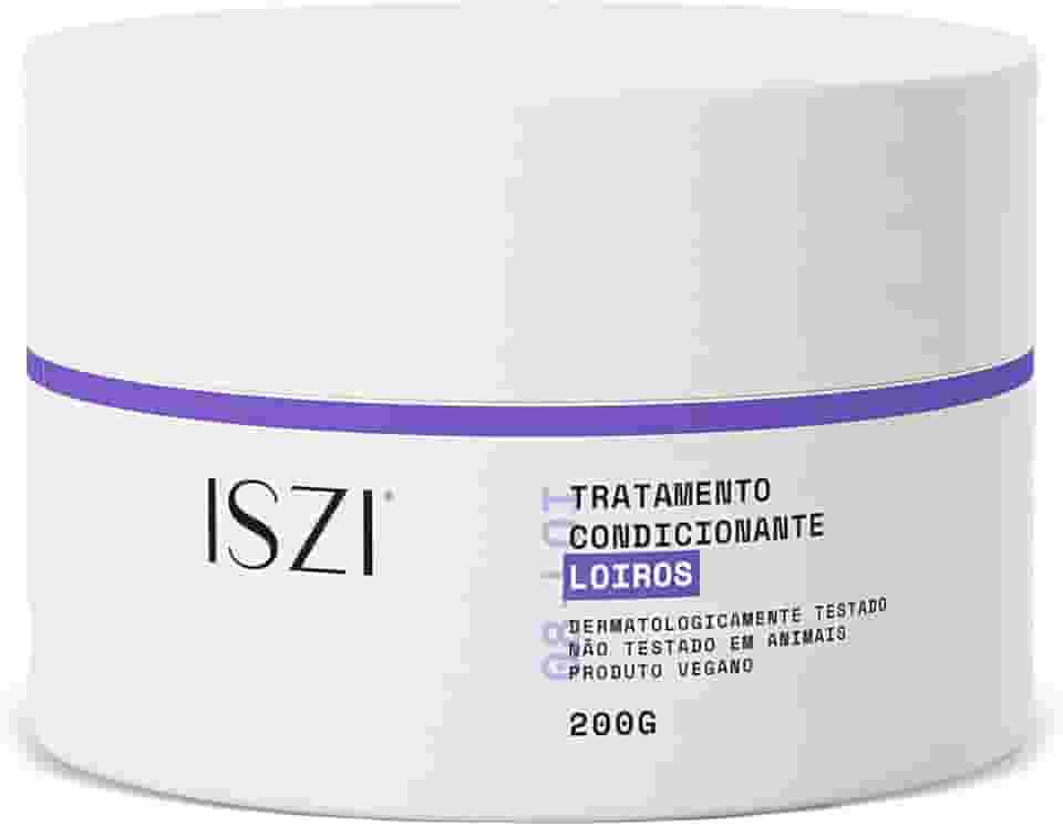 Máscara Tratamento Reparador Cabelos Loiros Hidratação Alta Absorção 200g Iszi