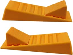 MotiveTech Nivelador de RV de 2 peças, rampa de nivelamento, prático, resistente, calços de roda para campistas, blocos de nivelamento para SUV, motorhomes e