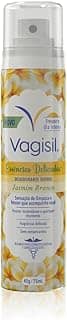 Vagisil Desodorante Íntimo Feminino Spray, Sensação de Limpeza e Frescor Instantâneo, Essências Delicadas Jasmim Branco, 75ml