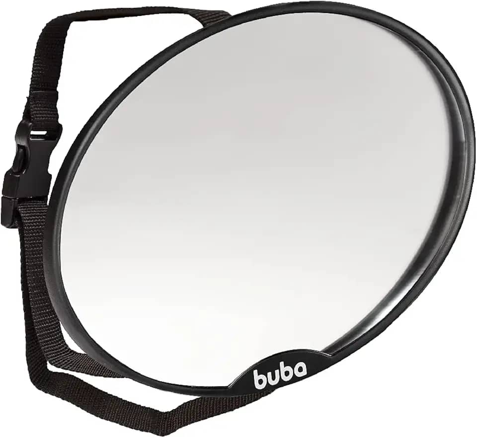 BUBA Espelho Retrovisor Para Banco Traseiro, Preto