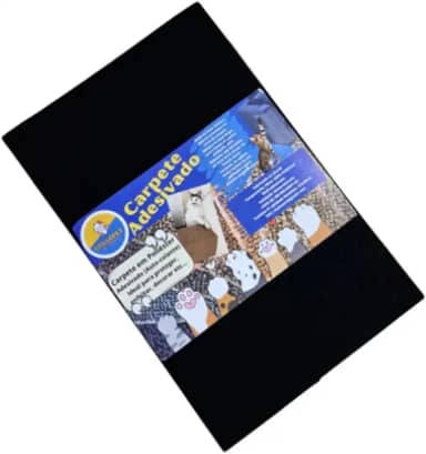 01 Arranhador de Gato com Carpete Autoadesivo (PRETO)