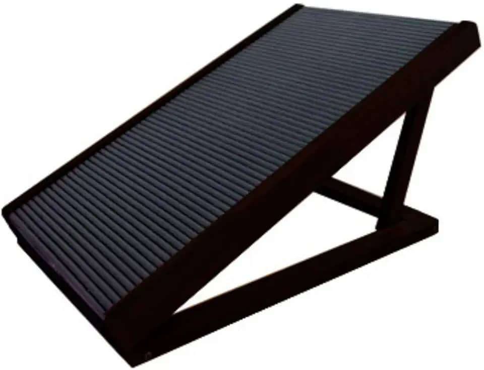 Rampa Pet Para Cães Gatos Antiderrapante Ajustável Madeira