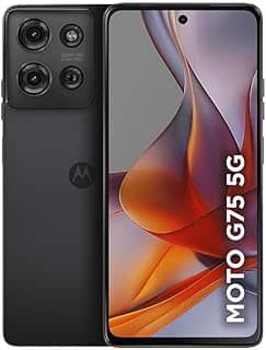 Smartphone Motorola Moto g75 5G - 256GB 16GB (8GB RAM+8GB Ram Boost) e 50MP Sony Lytia 600 Camera Moto AI Ultrarresistencia militar - Preto