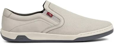 Sapatênis de Couro Ferracini Masculino Slip on Lexus Cinza Claro/chumbo/gelo 7051-267d-43