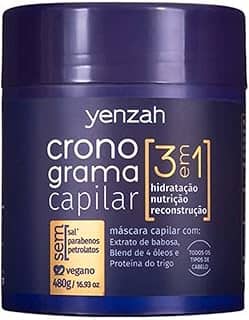 YENZAH - CRONOGRAMA CAPILAR 3 EM 1 - MÁSCARA, Yenzah