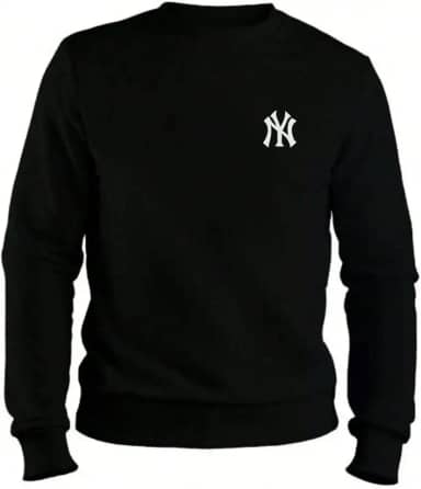 Moletom Masculino New York Gola Careca Macio Flanelado Tecido Premium