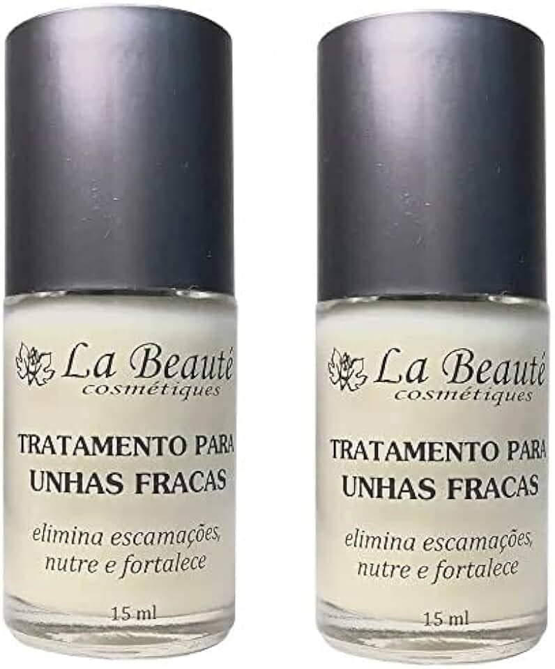 Kit 2 unidades Base Fortalecedora Para Unhas Fracas, La Beaute