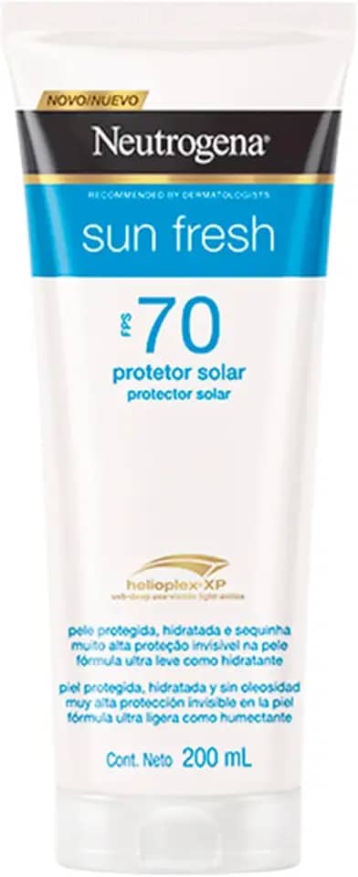 Neutrogena Sun Fresh Protetor Solar Corporal, FPS 70, 200ml