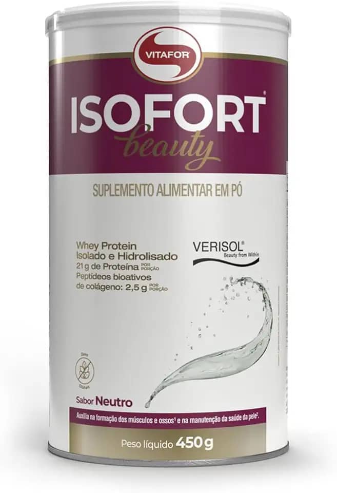 Vitafor - Whey Isofort Beauty - 450g - Neutro