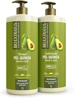 Kit Shampoo e Condicionador Bio Extratus Pós Química Abacate 1L