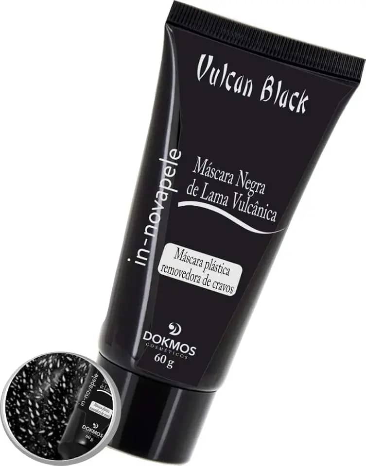 Máscara Removedora de Cravos Vulcan Black 60g - Dokmos