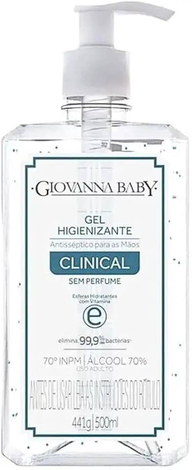 PRO NOVA DISTRIBUIDORA E COMERCIO DE COSMETICOS LTDA Alcool Gel Higienizante Clinical Giovanna Baby 500Ml
