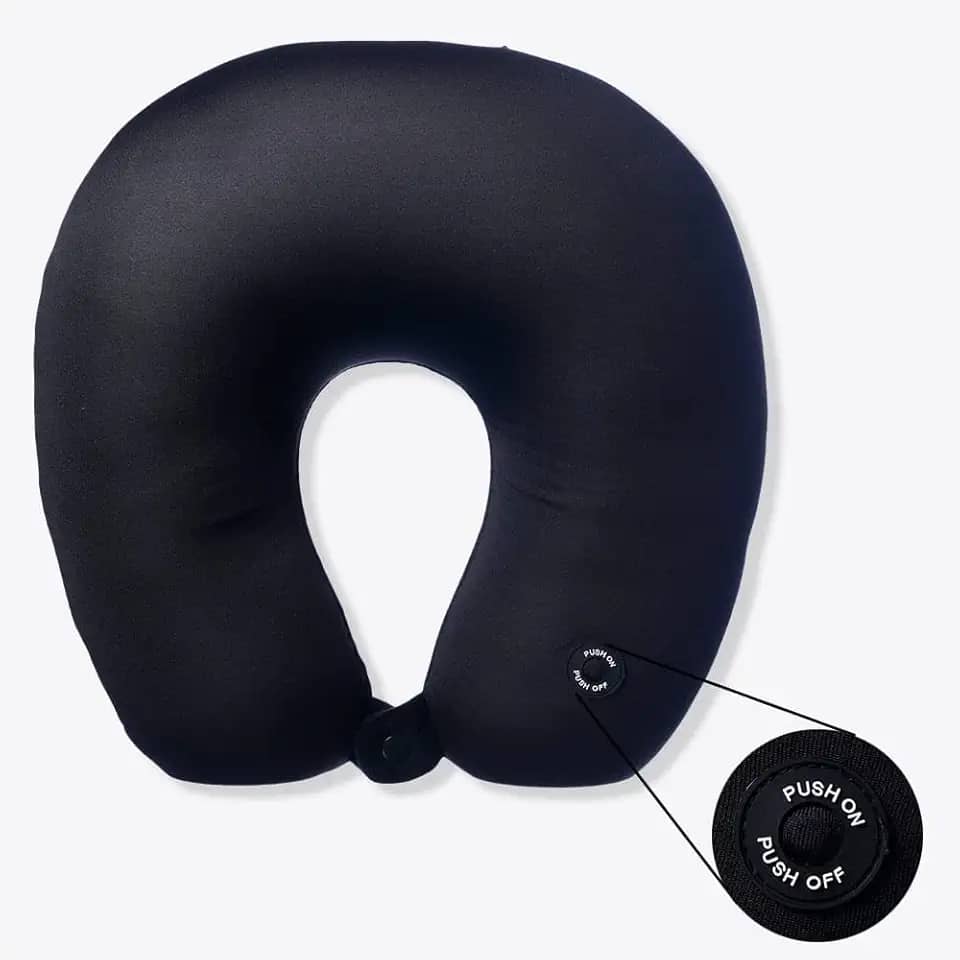 Almofada Pescoço Massageadora Preta - Zonacriativa