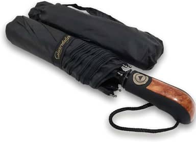 Guarda Chuva Automático Reforçado Contra Vento Cabe Na Bolsa