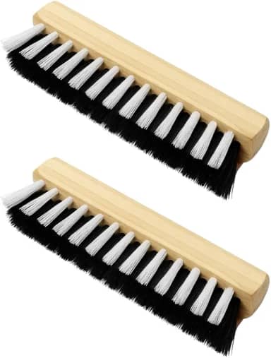 2 Unidades Escova Multiuso Macia Base Madeira Tira Pelos De Roupas Tecidos Sofás