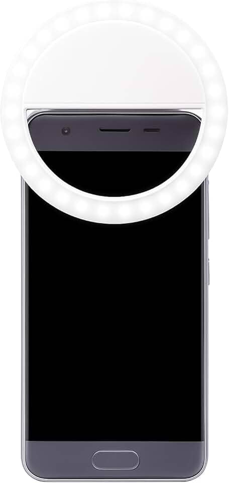 Luz Selfie Ring Light Clipe Anel Led Flash Celular Universal (Cores sortidas)- SHACK