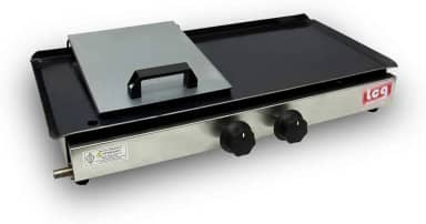 Chapa Para Lanche A Gás Sanduicheira 30x58cm Com Prensa Lcg