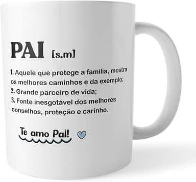 Caneca Pai Definição – Presente Carinho e Gratidão