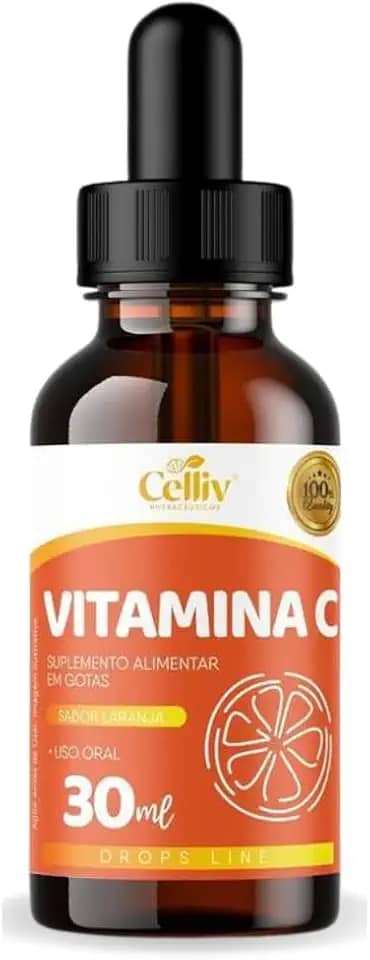 Vitamina C em Gotas 30ml Celliv