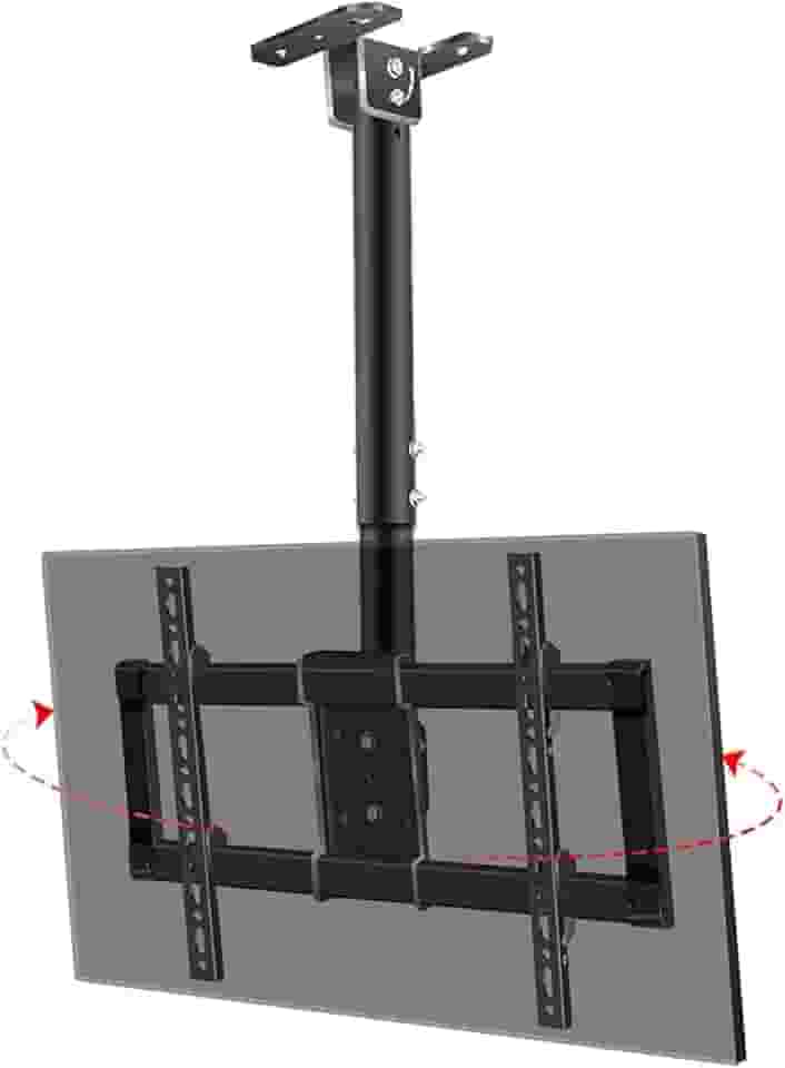 ININOSNP Suporte de TV suporte de teto para TV montado na parede com movimento completo inclinação de rotação de 360 ° adequado para televisões LED finas de 40 a 85 polegadas