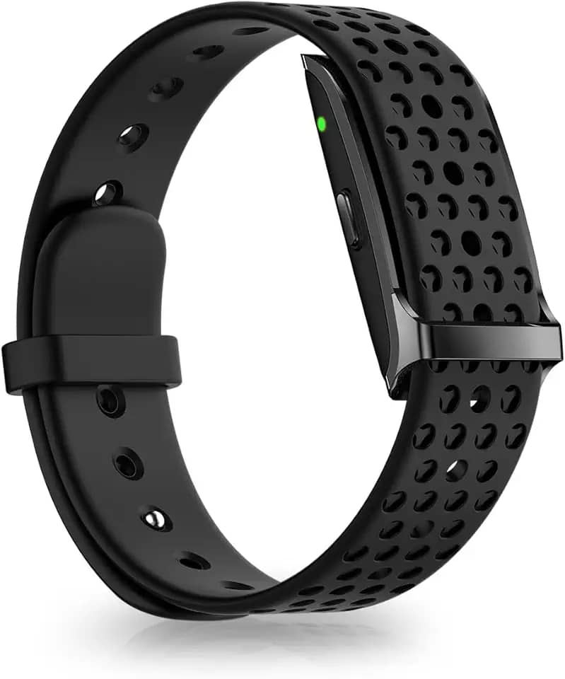 SYEEKOM Monitor de atividades físicas, pulseira de monitoramento de saúde vestível mede frequência cardíaca, sono, estresse, medição automática de dados de saúde durante todo o dia, mais de 120 modos