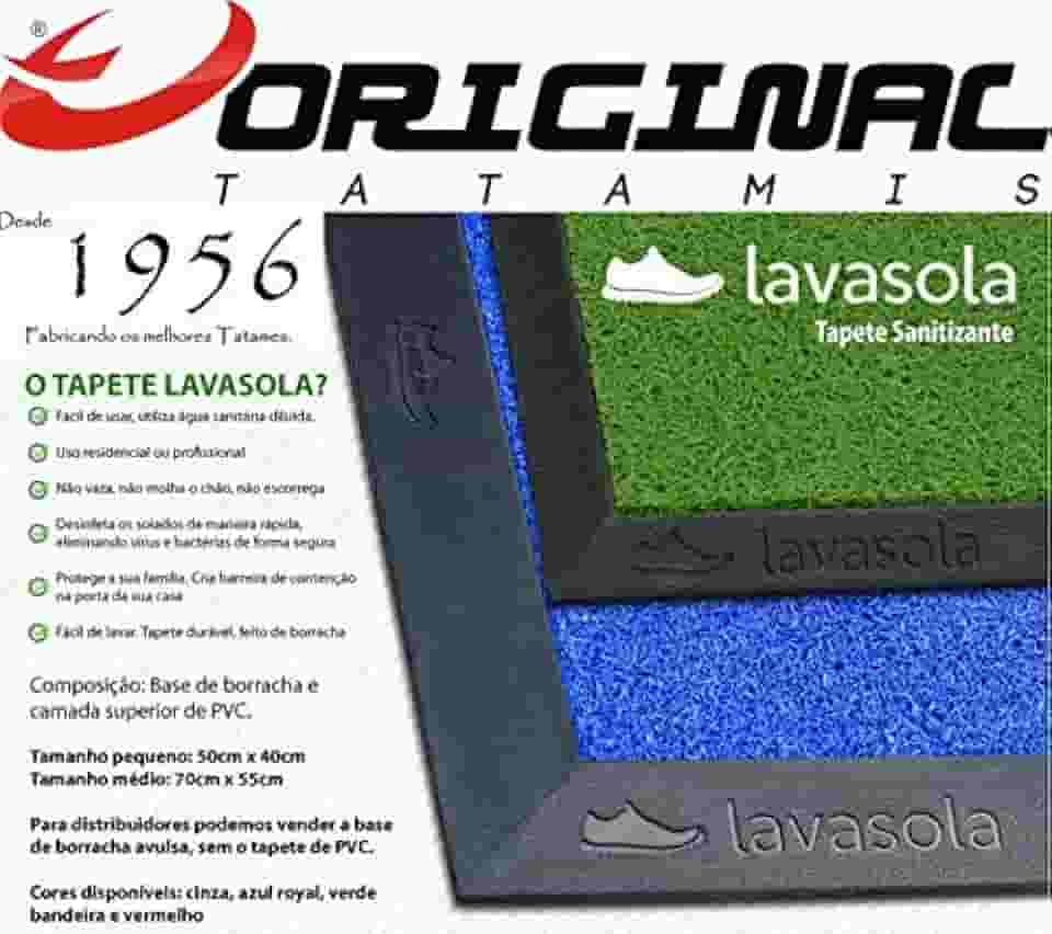 TAPETE SANITIZANTE BORRACHA PEQUENO (40X50CM)