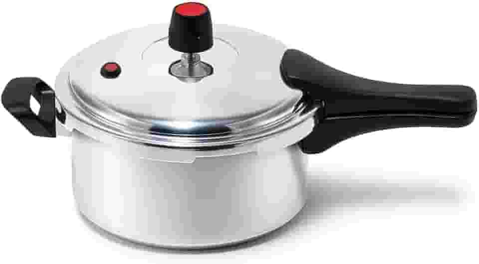 Panela De Pressão 2,5 Litros Fechamento Externo Polida Alumínio Resistente