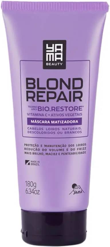 Yamá Blond Repair - Máscara Matizadora Cabelos Loiros 180g