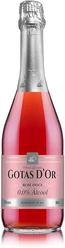 Filtrado Doce Rosé Sem Álcool Gotas Garibaldi 660ml