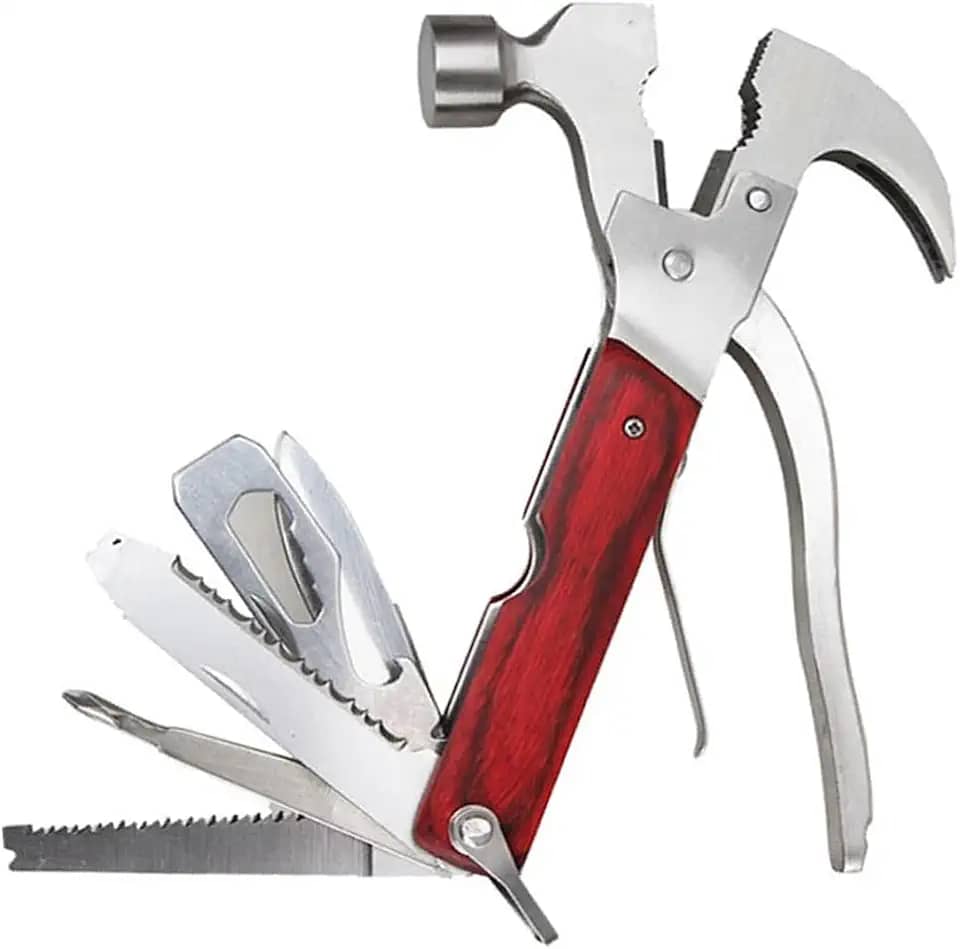 Martelo Multifunção Canivete Alicate Serra Abridor Garrafa CBBN20331 - Commerce Brasil