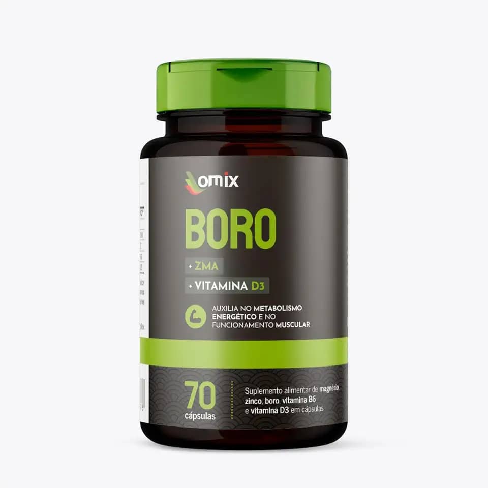 Boro + ZMA + D3-70 cápsulas - Omix